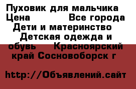 Пуховик для мальчика › Цена ­ 1 600 - Все города Дети и материнство » Детская одежда и обувь   . Красноярский край,Сосновоборск г.